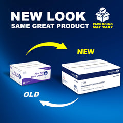 Dynarex burn cream box packaging ideal for home, work, school supply