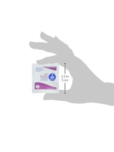 Dynarex BZK antiseptic towelettes wound cleansing for minor injuries