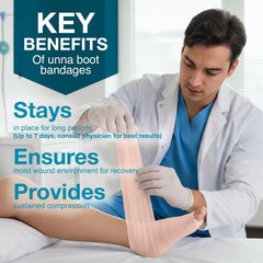 Dynarex Dürma+ Unna Boot delivers versatile leg support with compression