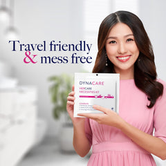 Dynarex HerCare aloe wipes for gentle cleansing and freshness