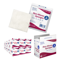 Dynarex non-woven sponges sterile 3x3 box: reliable cleansing and dressing.