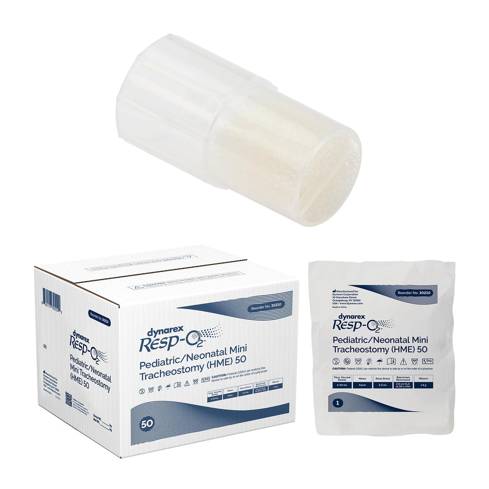 Dynarex Resp-02 pediatric mini-trach HME package ready for clinical use
