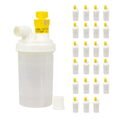 Dynarex Resp-O2 large-volume bottle with clear markings for easy monitoring.
