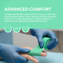 Sensi-Wrap quick-tear design for fast adjustments