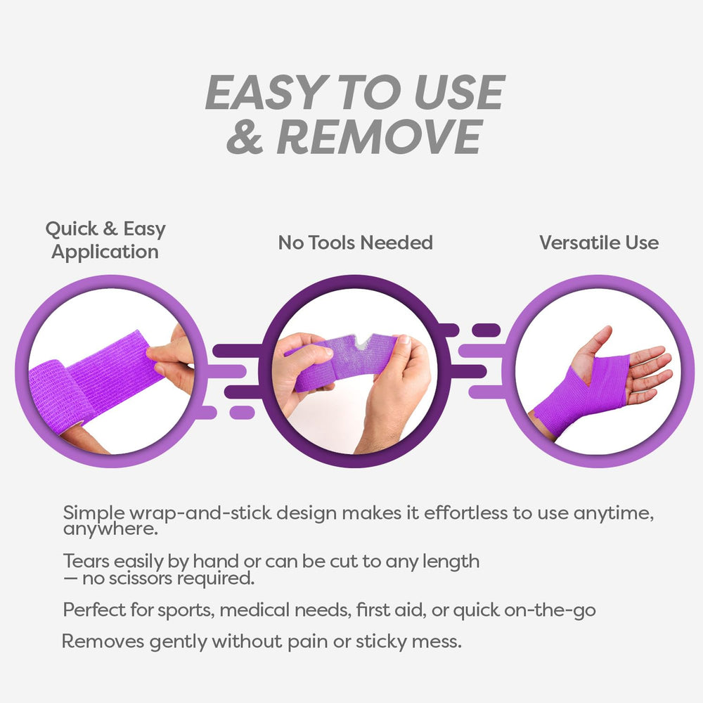 Dynarex Sensi-Wrap vet wrap bandage for quick, gentle veterinary applications.