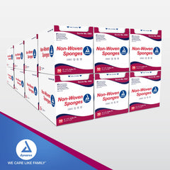 Dynarex sponges suited for waxing or tattoo prep and skin cleansing.