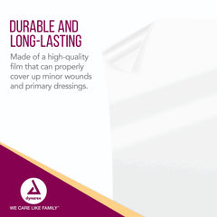 Dynarex View Guard dressing roll easily cuts to fit irregular shapes
