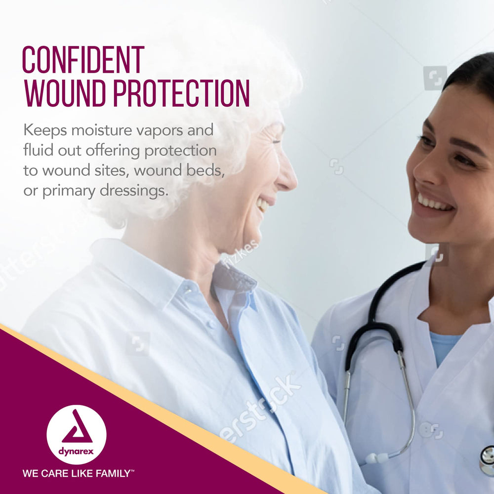 Dynarex View Guard durable coverage protects minor wounds