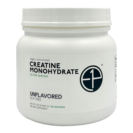 E1P Creapure Creatine Monohydrate container showing pure, unflavored formula for consistent workouts