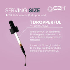 E2H Elderberry Syrup kid-friendly serving helps gentle daily intake.