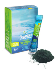 BrainON single-serving sachets for quick, portable focus.