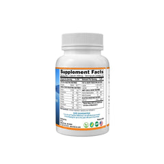 Close-up of vegetarian capsules from E3LIVE E3 Enzymes supporting protein and carbohydrate digestion