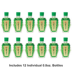 Eagle Brand medicated oil application on the shoulder demonstrates easy massage.
