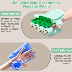 Ealken Hand Massager palm rollers deliver smooth compression across the palm area
