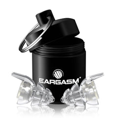 Eargasm All-Nighters earplugs with two shell sizes for comfortable sleep.
