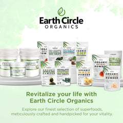 Earth Circle Organics sustainable farms chlorella image communicates responsible sourcing.