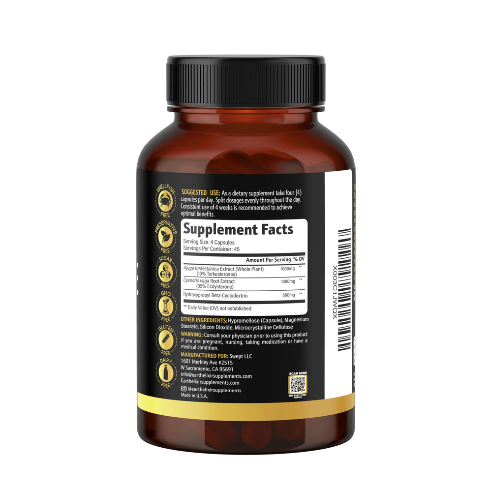 Earth Elixir made-in-USA seal reinforces trusted manufacturing standards.