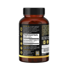 Earth Elixir Turkesterone ingredient illustration emphasizes Ajuga Turkestanica extract.