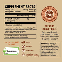 Measuring spoon with Transcend creatine powder ready to use