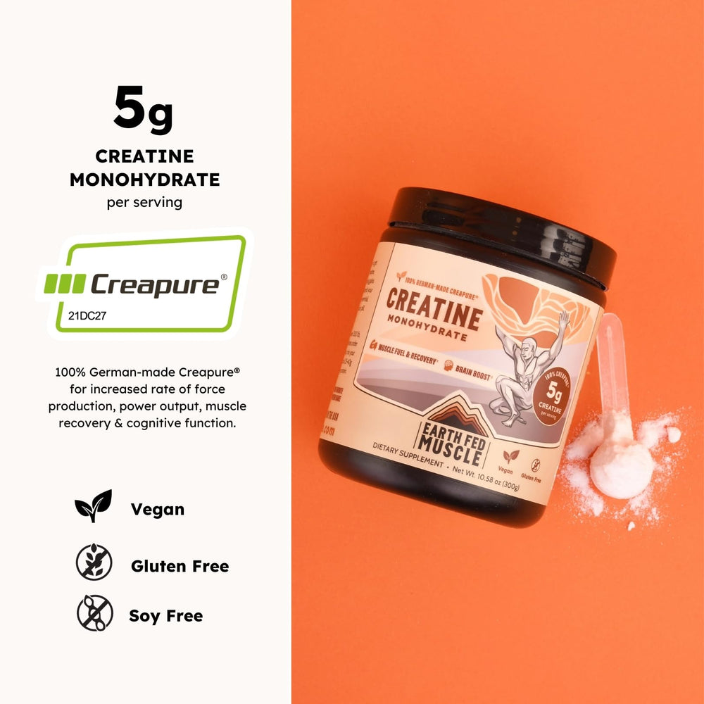 Pouring Transcend creatine powder into a shaker for workouts
