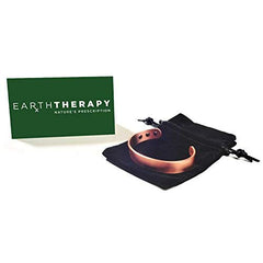 Earth Therapy adjustable cuff fits most wrists for comfortable wear.