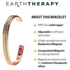 Earth Therapy copper patina evolves naturally for an aged, unique look.
