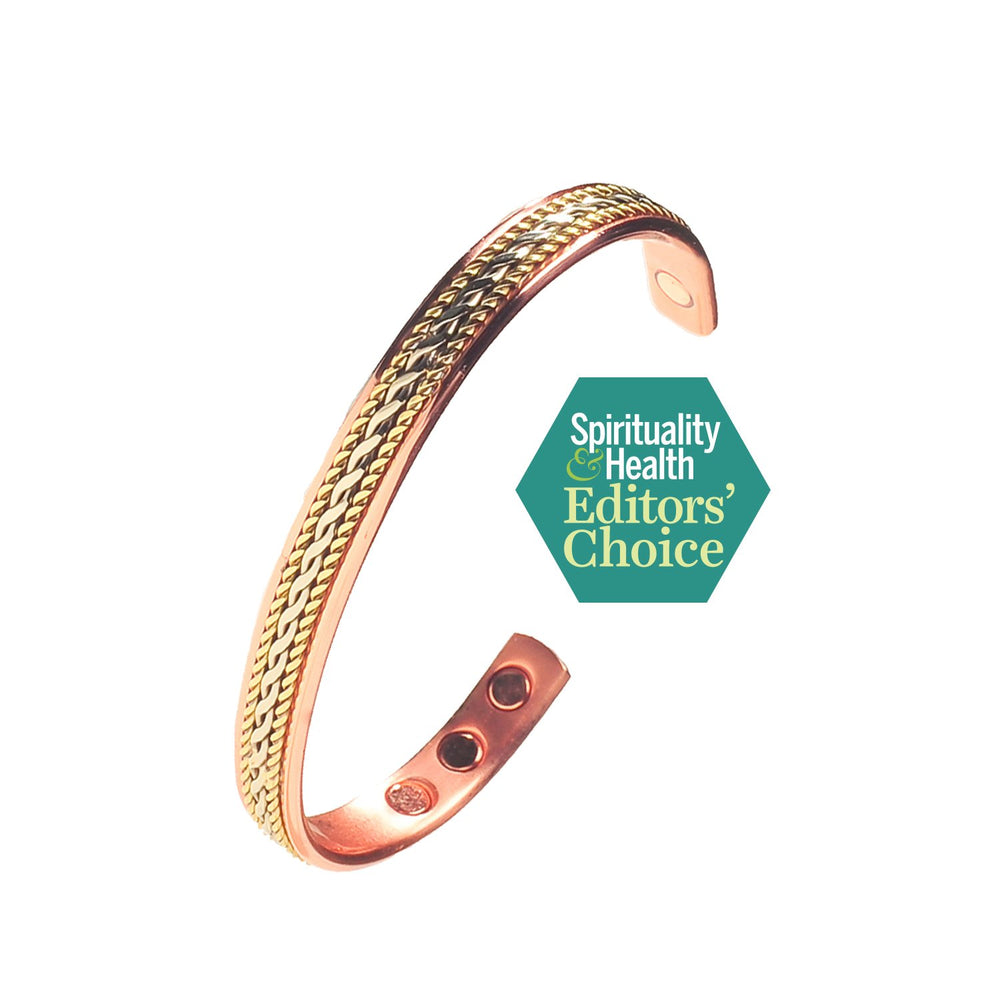 Earth Therapy women's unisex bracelet promotes versatile styling for daily outfits.
