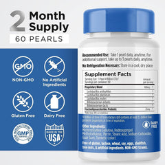 Earth's Pearl Probiotics gluten-free and dairy-free formula.