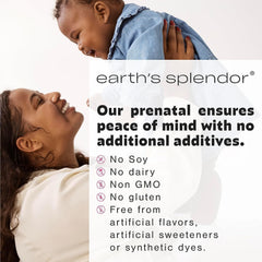 Earth's Splendor capsules shown for easy daily intake during pregnancy.