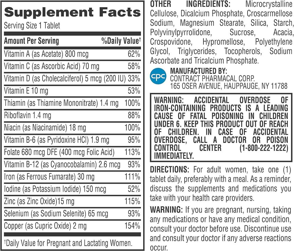 Earth's Splendor prenatal packaging conveys a six-month supply for convenience.