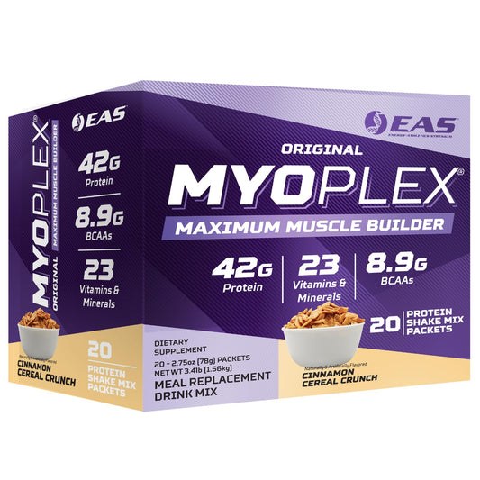 EAS Myoplex bottle front for post-workout protein support