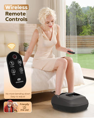 Fully enclosed foot chamber fits a range of sizes for comfort