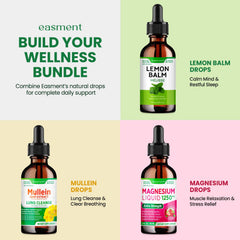 Easment Mullein Drops shelf display presenting a plant based option