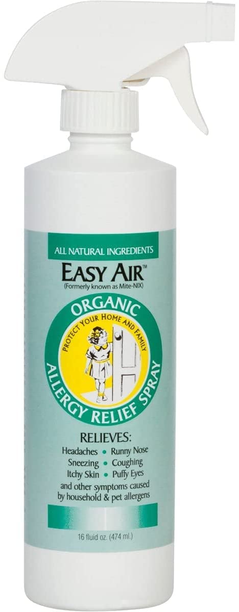 Easy Air Organic Allergy Relief Spray bottle front showing brand and bottle design for everyday use