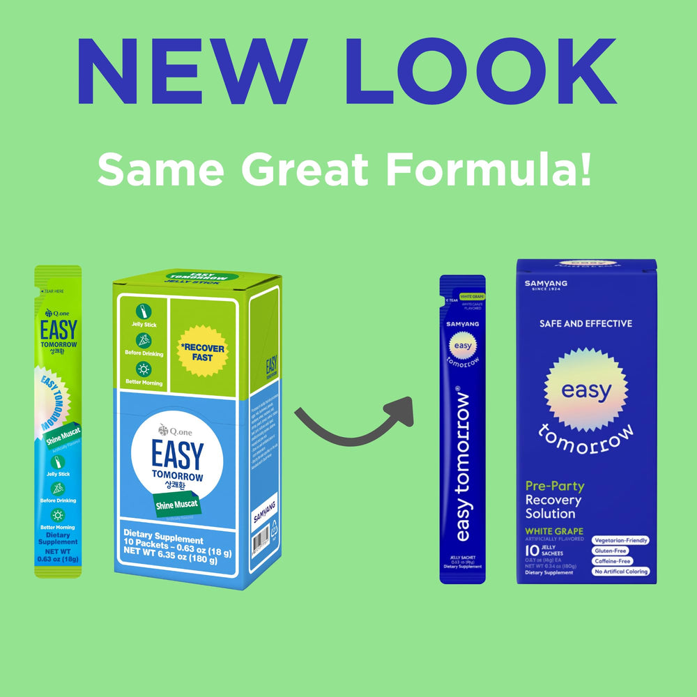 Easy Tomorrow jelly-stick quick-dissolve provides fast hydration for quick routines.