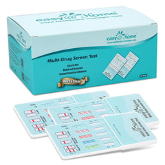 Easy@Home 5-panel urine test kit 25-pack front view for home testing.