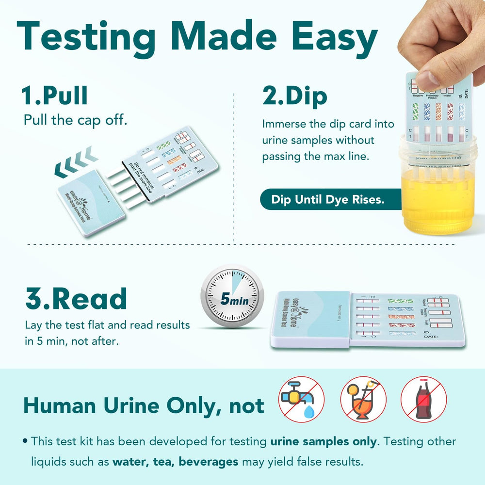 Result indicators show control and test lines on Easy@Home kit.