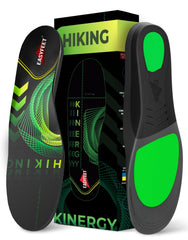 EASYFEET Kinergy arch-support insole stabilizes feet on uneven trails