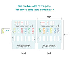 Easy@Home results display with bold lines for rapid interpretation.