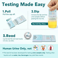 Easy@Home cocaine test strip close-up for discreet personal testing at home.