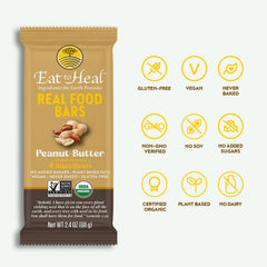 EatToHeal unbaked nutrition preserved for steady energy on the go.