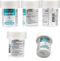 Ebanel lidocaine cream packaging box with clear labeling