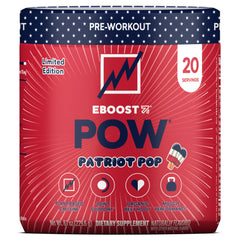 EBOOST POW Patriot Pop tub ready for pre-workout energy and focus