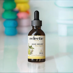 Alle-Relief Kids packaging view emphasizes natural, alcohol-free formulation.