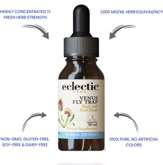 Eclectic Institute Venus Fly Trap O 1 oz bottle, convenient daily intake.