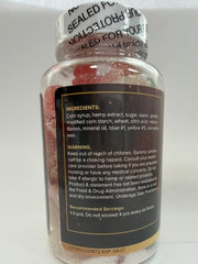 Eclipse Hemp gummies closeup textured gummies display vibrant colors and soft bite.