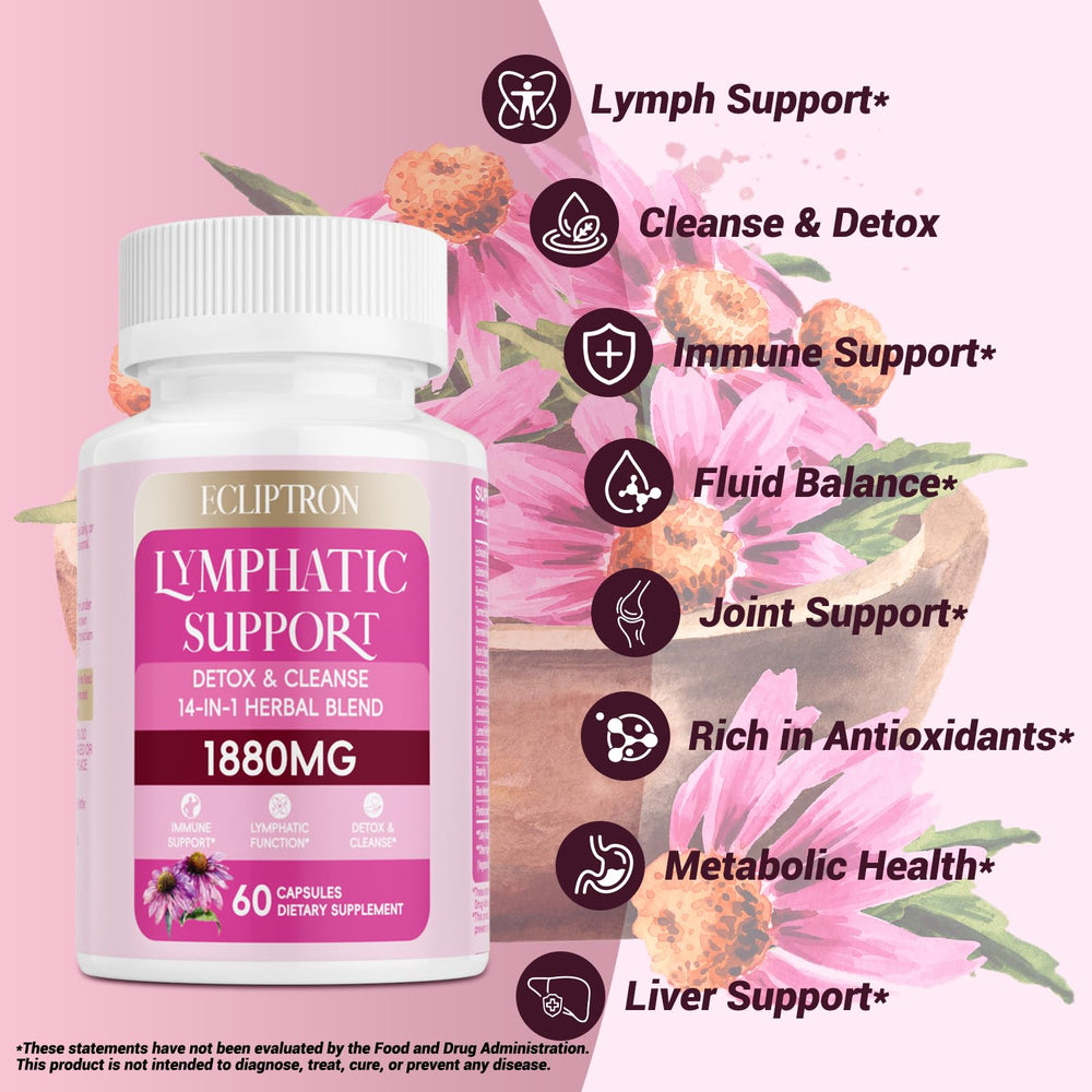 Ecliptron ingredient blend with echinacea and dandelion promoting cleansing.