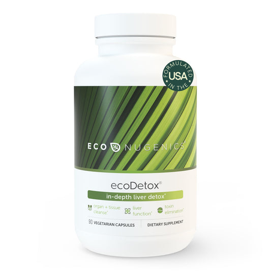 EcoNugenics ecoDetox bottle front for daily detox support