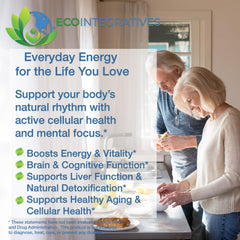 EcoIntegratives Active NAD+ brain-focus closeup suggesting mental clarity
