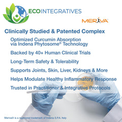 EcoIntegratives Meriva Curcumin joint mobility visual highlights flexible movement.